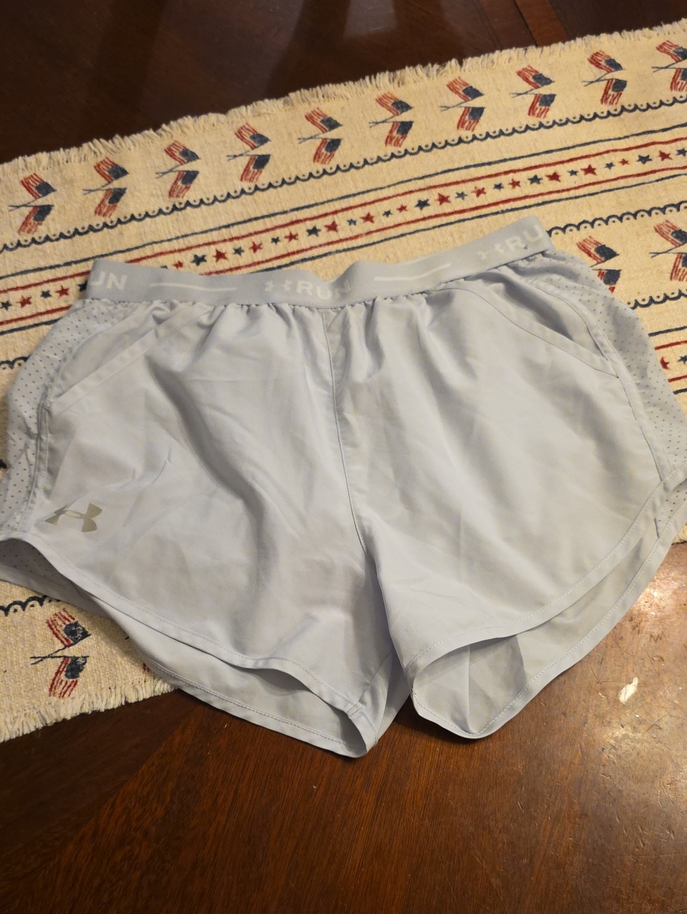 Under Armour Light GREY Women's Athletic Running Shorts